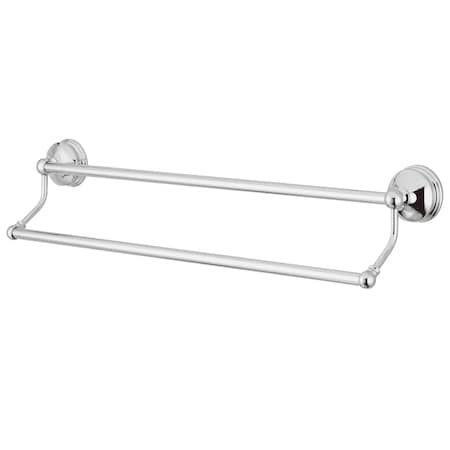 Kingston Brass Vintage 18" Dual Towel Bar, Polished Chrome BA116318C